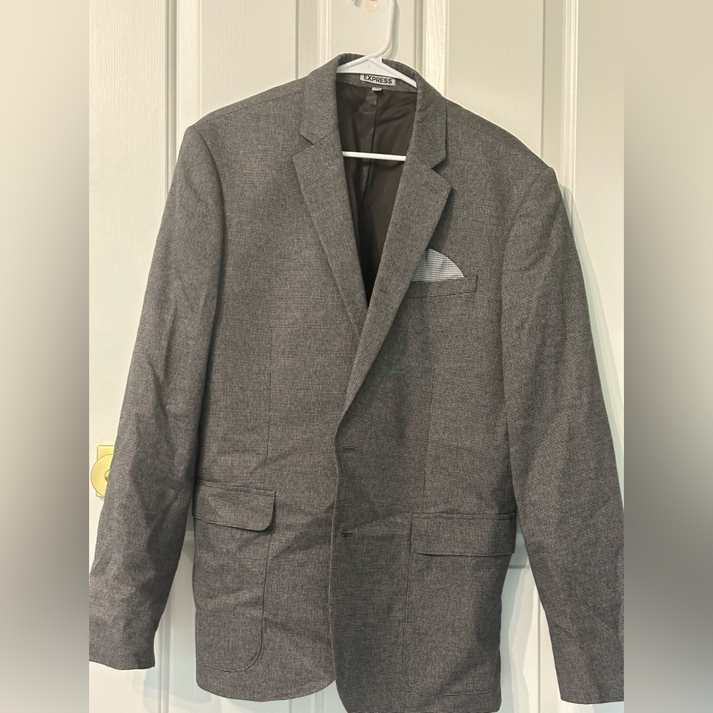 Express Charcoal Blazer